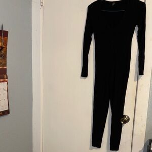 SHEIN Black Petite Bodysuit